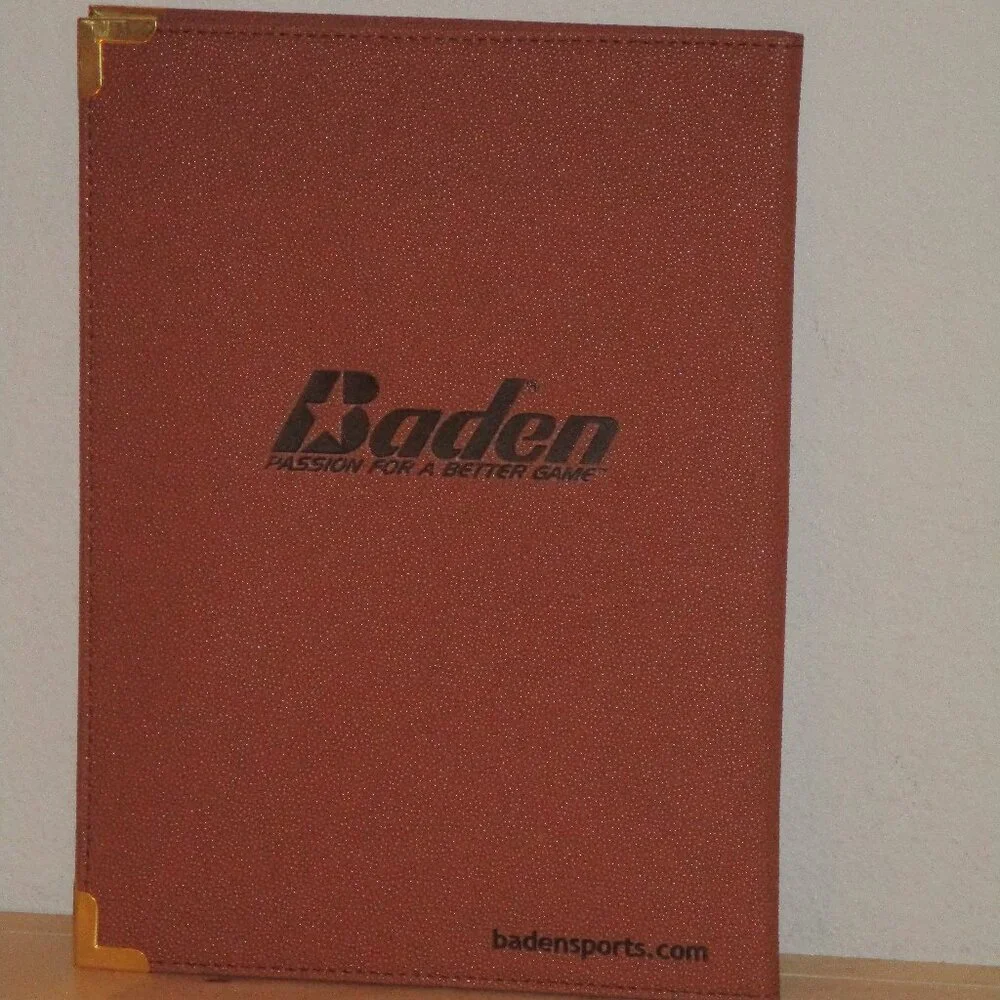 Baden Basketball Notebook Pebble Cover Lined Paper Inside Good Pre Owned Shape
